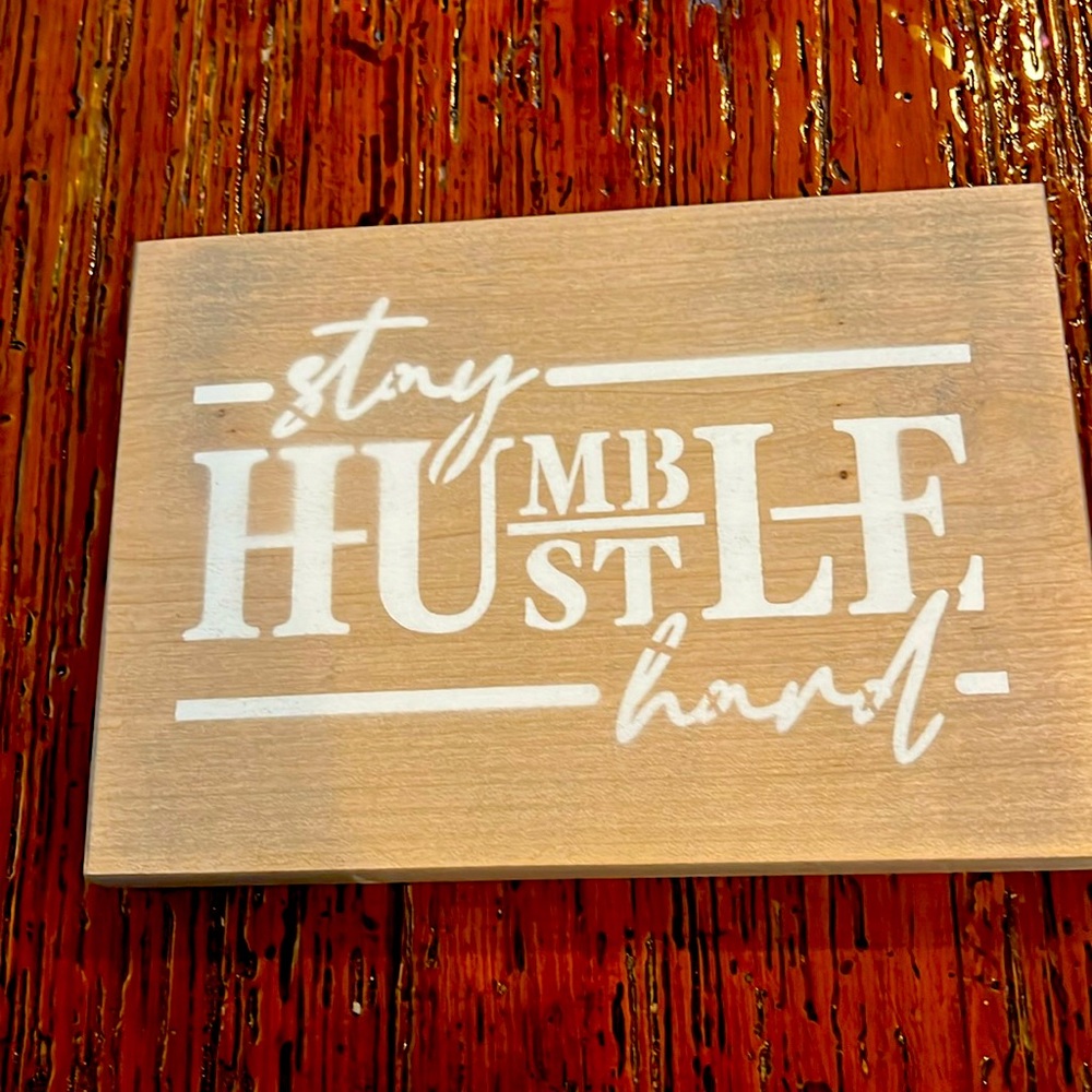 New Handmade sign. Made of maple wood. Rustic Barnhouse decor